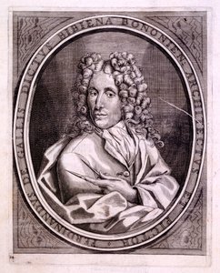 Auto-retrato, ilustração de &39;L&39;Architettura Civile&39;, de Ferdinando Galli da Bibiena, publicado em 1711